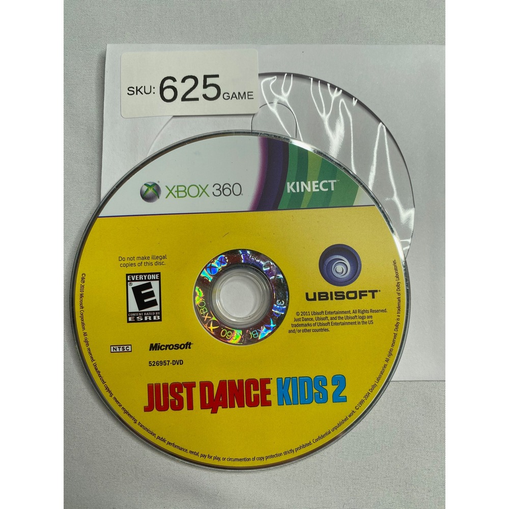 Just Dance Kids 2 Microsoft Xbox 360 Kinect
